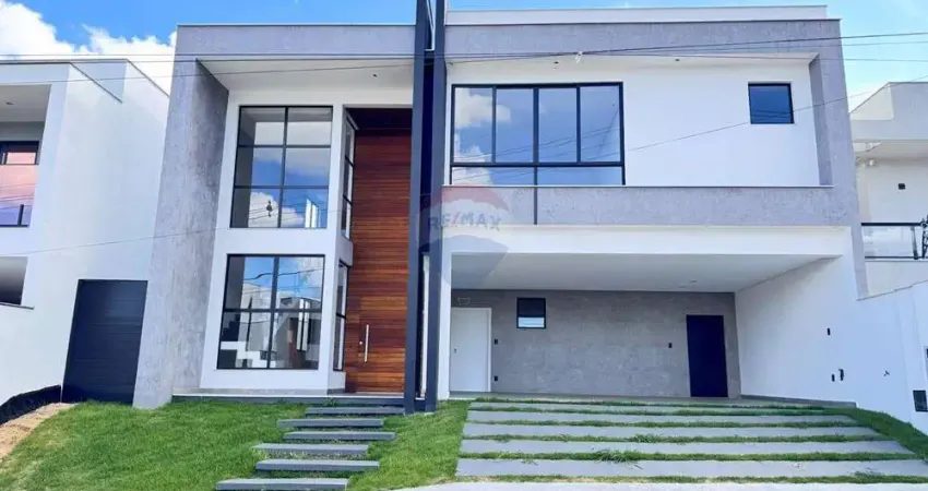 Casa de alto padrão em condomínio fechado – 5 quartos, lazer completo e segurança 24h!