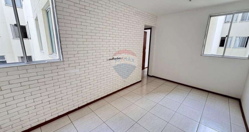 2 Quartos, sala, cozinha com armários planejados, banheiro com box e armários, 1 vaga Lazer Completo e Portaria 24h no Estrela do Amanhã!