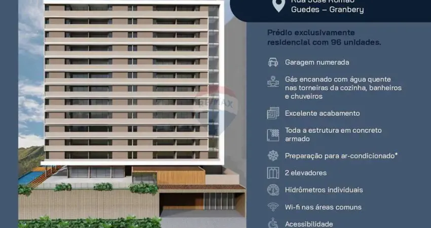 2 dormitórios, sendo 1 suíte, 2 banheiros, 1 vaga de garagem - amalfi residence