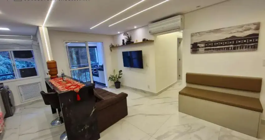 Apartamento para venda em santos, marapé, 2 dormitórios, 2 banheiros, 1 vaga