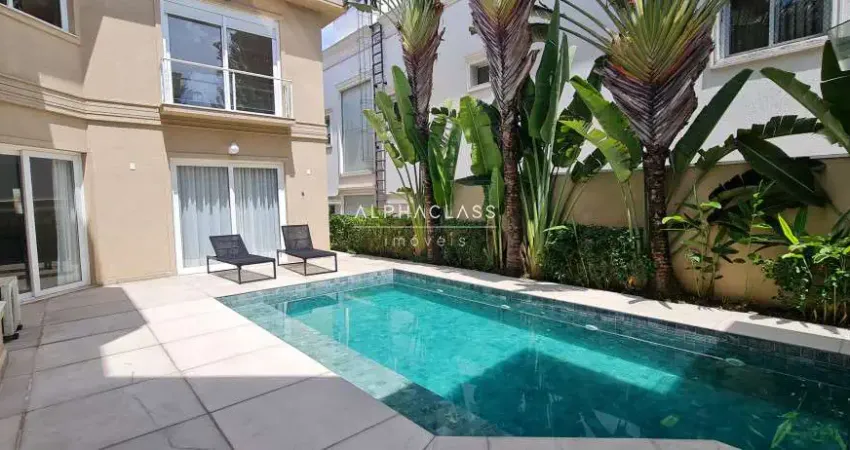 Excelente casa para venda / locação em condomínio fechado  semi - mobiliada - alphaville/tamboré