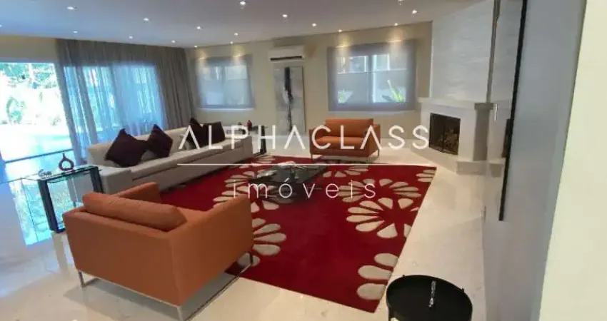 Alugo casa em alphaville - residencial tamboré 10 - mobiliada