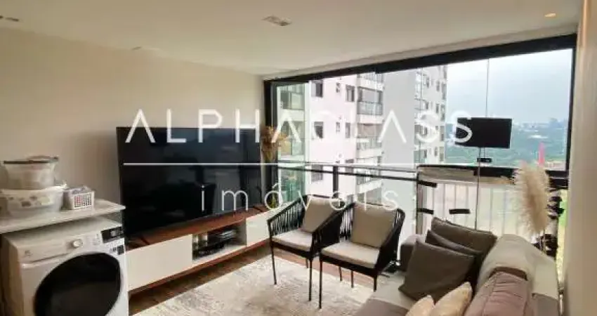Alugo apartamento semi mobiliado em alphaville - edifício aruanã