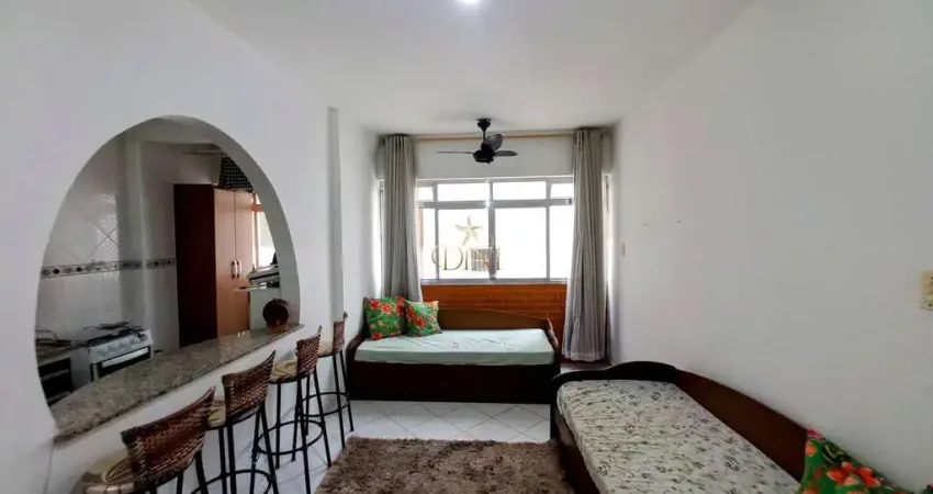 Apartamento a venda na praia das pitangueiras, 01 dormitório, 02 quadras da prai