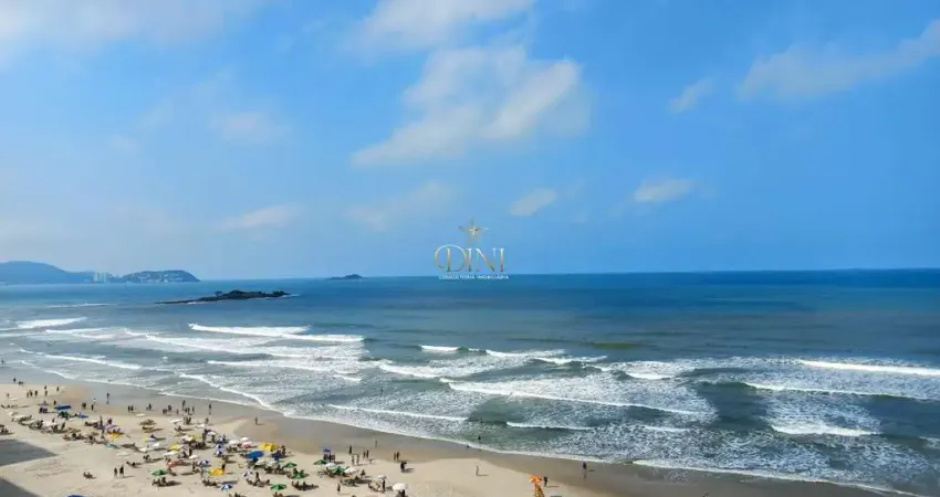 Apartamento frente à praia, 02 dormitórios, 01 vaga, praia das pitangueiras