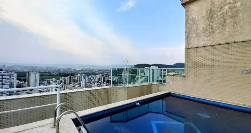 Cobertura com 3 dormitórios, 318 m² - venda por r$ 2.350.000,00 - tombo - guaruj