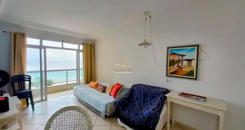 Apartamento frente à praia, 02 dormitórios, 01 vaga, praia das pitangueiras