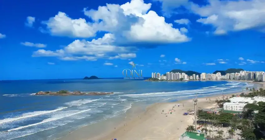 Apartamento frente mar para locação anual, r$10.000,00 - pitangueiras-guarujá/sp