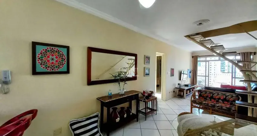 Cobertura com 2 dormitórios à venda, por r$ 750.000 - pitangueiras - guarujá/sp