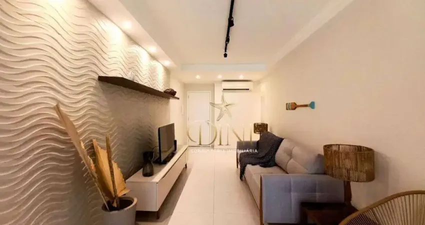 Apartamento com 3 dormitórios à venda, 106 m² por R$ 1.100.000,00 - Pitangueiras - Guarujá/SP