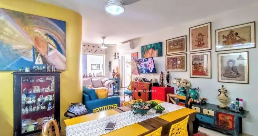 Apartamento com 2 dormitórios à venda, 90 m² por R$ 745.000,00 - Pitangueiras - Guarujá/SP