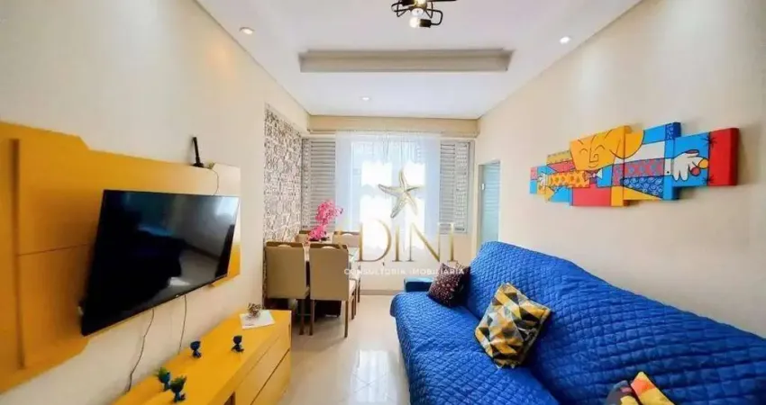 Apartamento com 1 dormitório à venda, 45 m² por R$ 375.000,00 - Pitangueiras - Guarujá/SP