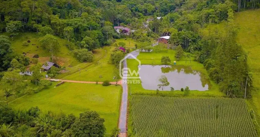 Sítio para investimento hoteleiro com área total de 380.257,51m² em timbó, sc