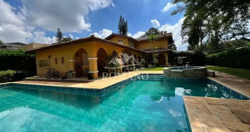 Casa com 4 dormitórios à venda, 453 m² por r$ 3.800.000,00 - lago azul - araçoiaba da serra