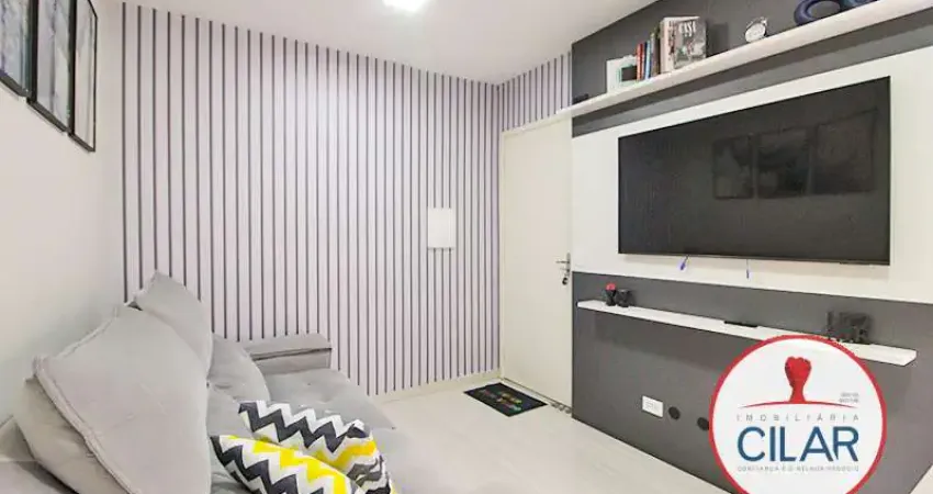 Imobiliária cilar vende apartamento 2 quartos em campo largo com 45,87m², ref. 100878.001-cilar