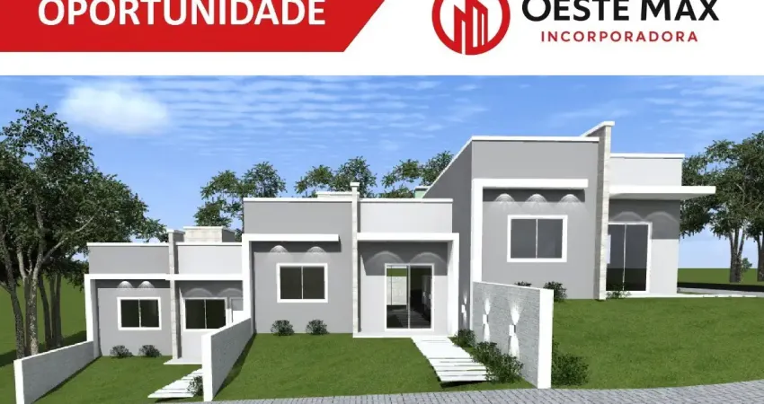 Casas geminadas no bairro mirante o trevo, são 03 casas, com sobra de terreno e com espaço privado.