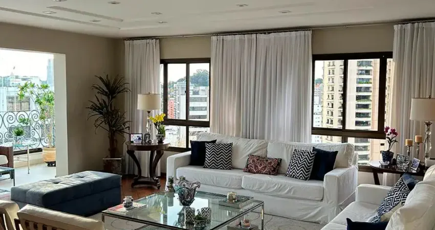 Apartamento para venda em andar alto com 300 m2 com 4 quartos 3 vagas real parque - são paulo - sp