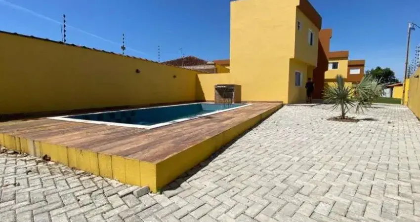 Casa em condomínio para venda em itanhaém, jequitibá, 2 dormitórios, 2 suítes, 1 banheiro, 1 vaga