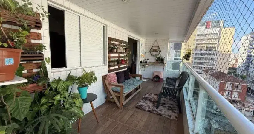 Apartamento para venda em praia grande, ocian, 3 dormitórios, 2 suítes, 1 banheiro, 2 vagas