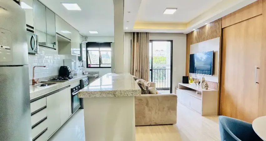 Apartamento à venda no jr campolim i  2 dormitórios (1 suíte), varanda gourmet e planejados próx. iguatemi e raposo tavares