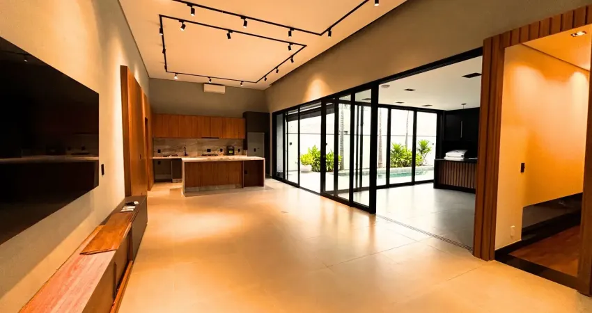 Casa térrea moderna no alphaville nova esplanada 3 – votorantim/sp