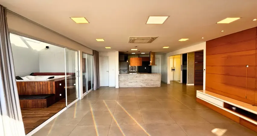 Cobertura moderna no glass campolim – 3 dorms e suíte churrasqueira e jacuzzi