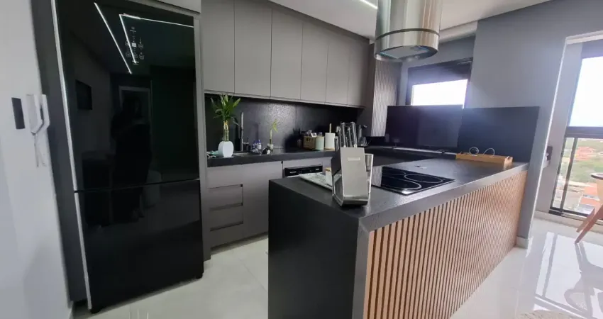 Apartamento 2 dormitórios com suíte e varanda grill no condomínio premium pagliato