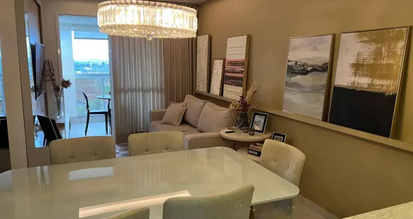 Fountain hit - r$730.000 - apartamento á venda, semi mobiliado , 3 quartos (1 suíte), 80 m², 2 vagas, gleba palhano, londrina-pr.