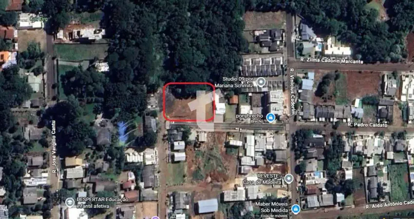 Excelente terreno à venda. são 1282,00m  no cadorin - pato branco - pr.