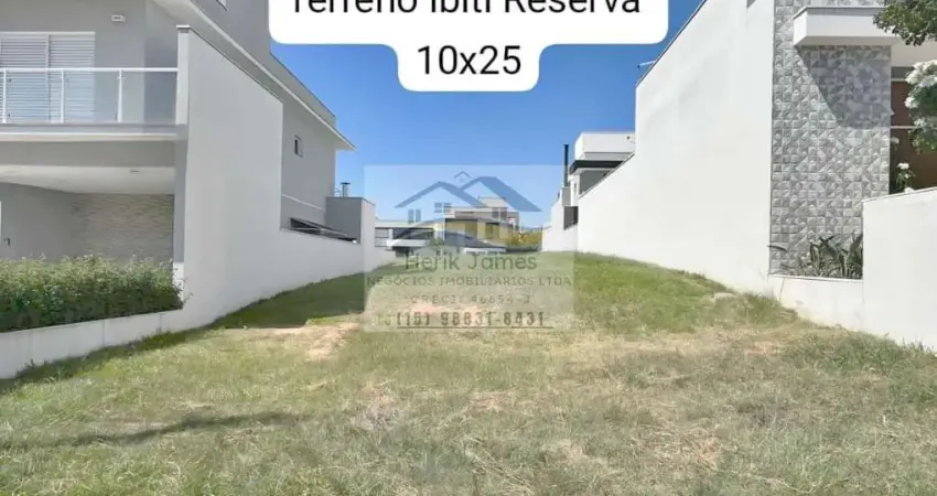 Condomínio ibiti reserva - terreno à venda no bairro parque ibiti reserva - sorocaba/sp