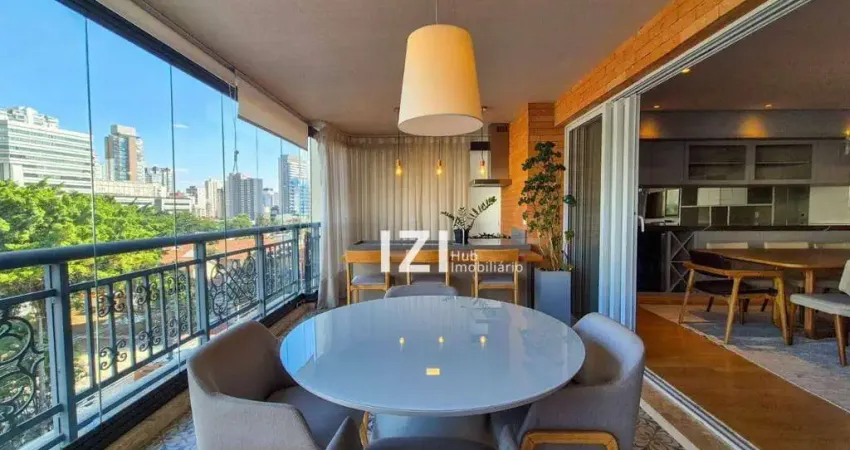 Apartamento com 4 suítes, 274 m² - venda por r$ 7.980.000 ou aluguel por r$ 52.607/mês - itaim - são paulo/sp