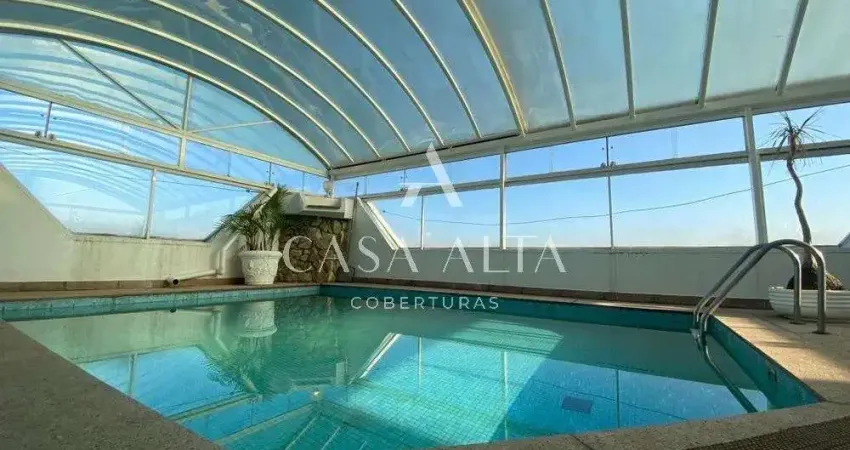 Cobertura duplex no alto da boa vista com 630m² sendo: 4 dormitórios (4suítes) e 5 vagas de garagem.