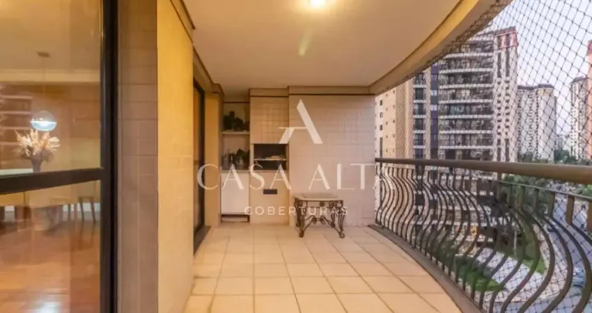 Apartamento no alto da boa vista com 148 m² a.u. sendo: 3 dormitórios (3 suítes) e 3 vagas de garagem.