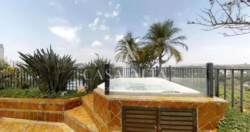 Cobertura duplex em alto da boa vista com 270m² sendo: 4 dormitórios (1 suíte) e 1 vaga de garagem.