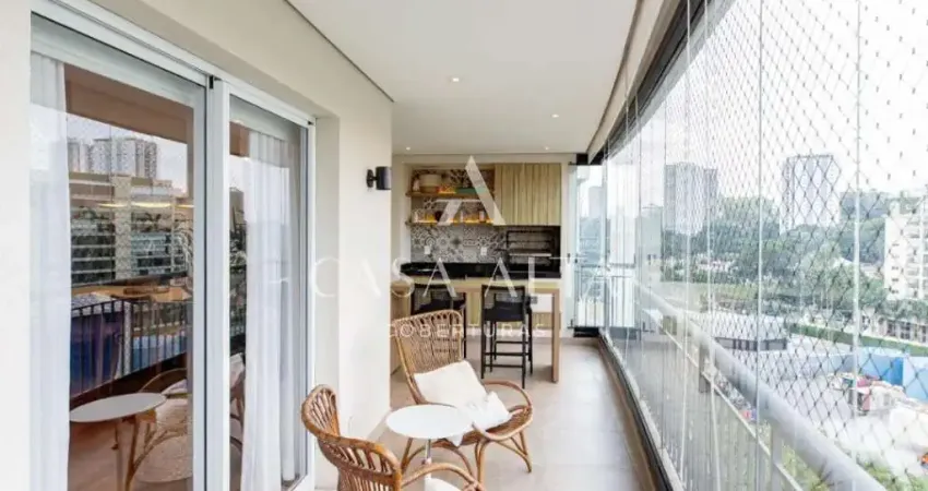 Apartamento no alto da boa vista com 171 m² a.u. sendo: 4 dormitórios (3 suítes) e 3 vagas de garagem.