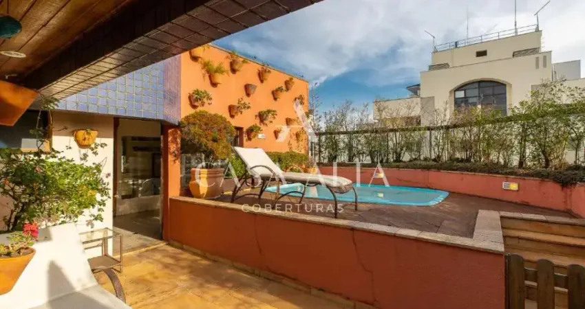 Cobertura duplex no brooklin com 297m² sendo: 3 dormitórios (3 suítes) e 4 vagas de garagem.