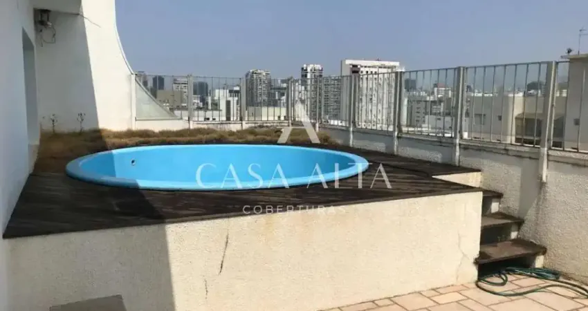 Cobertura duplex com 325 m², 3 quartos sendo 1 suíte à venda no bairro brooklin.