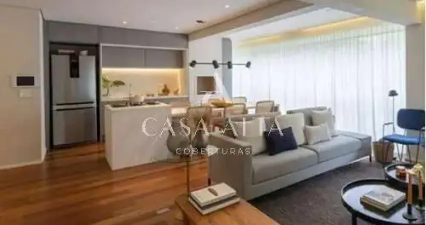 Apartamento no campo belo com 105 m² a.u. sendo: 2 dormitórios (2 suítes) e 1 vaga de garagem.