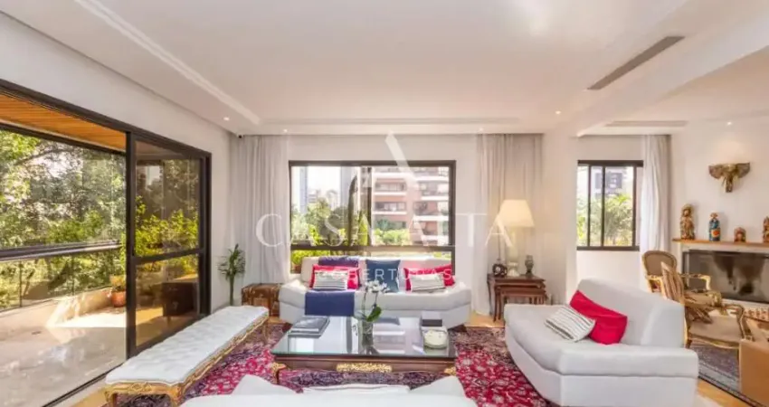 Apartamento no campo belo com 272 m² a.u. sendo: 4 dormitórios (4 suítes) e 7 vagas de garagem.