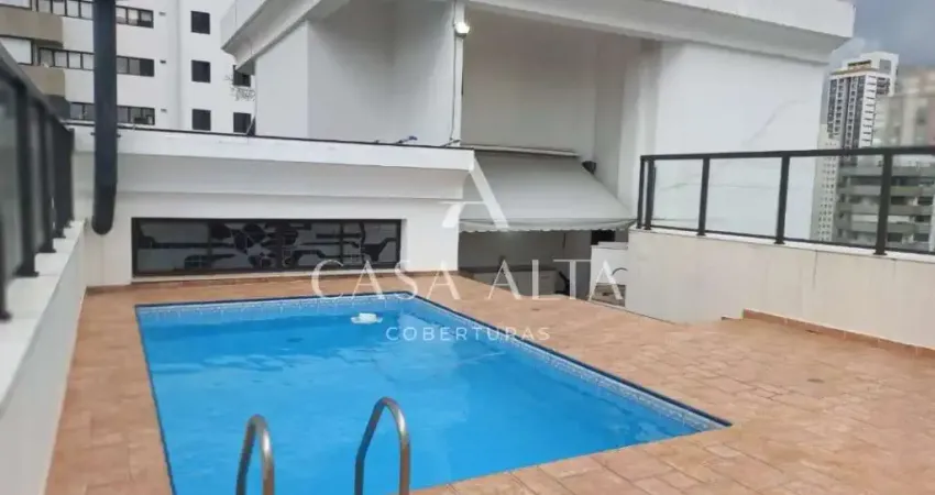 Cobertura duplex com 260 m², 3 quartos sendo 1 suíte à venda no bairro campo belo.