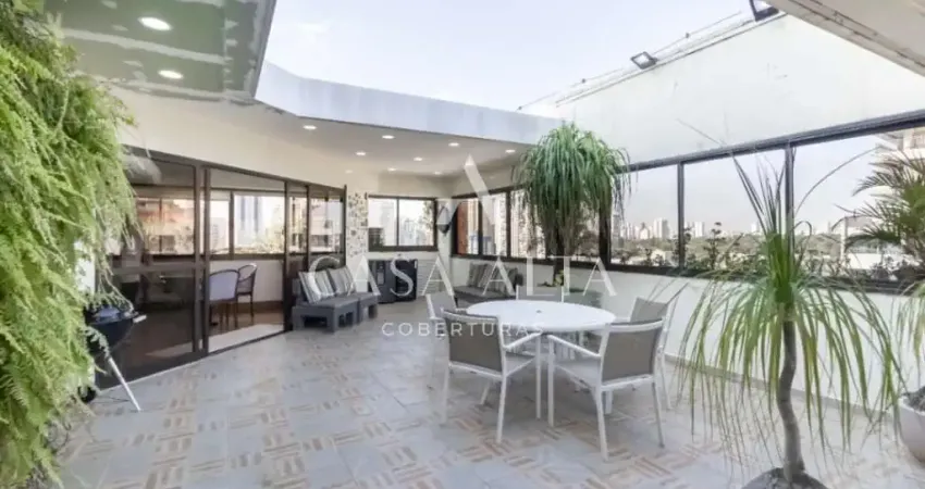 Cobertura duplex na chácara santo antônio com 190m² a.u. sendo: 3 dormitórios (1 suíte) e 3 vagas de garagem.