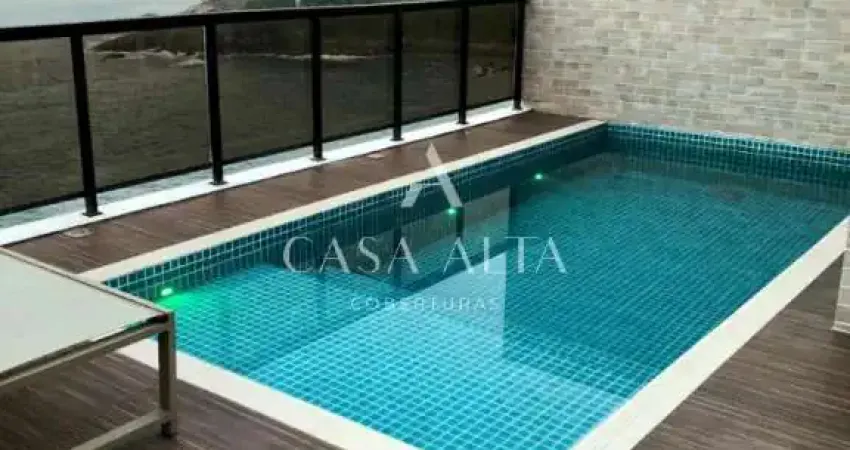 Cobertura duplex no guaruja / enseada com 185 m² a.u. sendo: 3 dormitórios (1 suíte) e 2 vagas de garagem