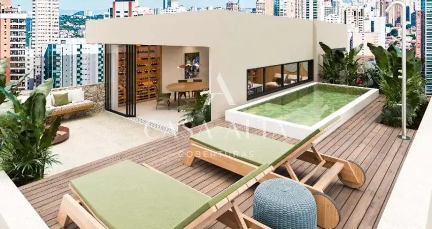 Cobertura duplex com 305 m², 3 quartos sendo 2 suítes à venda no bairro jardim américa.