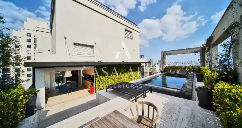 Cobertura duplex no jardim américa com 690 m² sendo: 2 dormitórios (2 suítes) e 7 vagas de garagem.