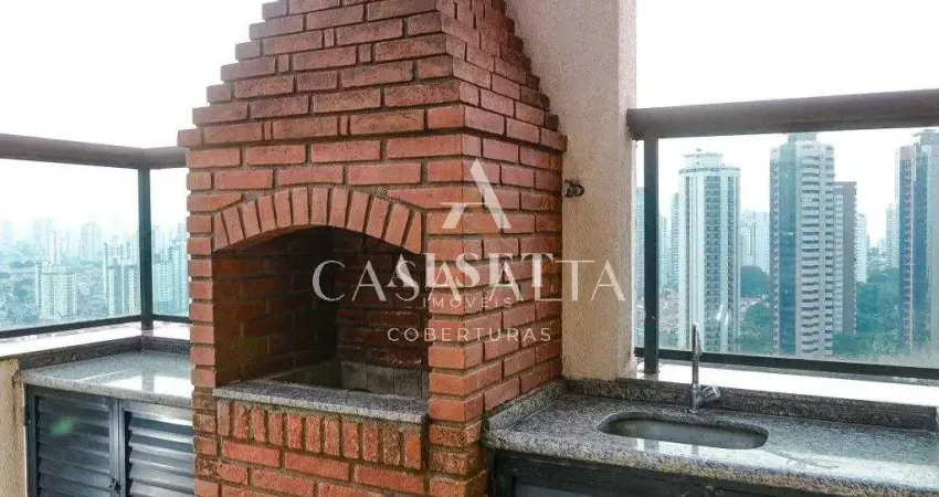 Cobertura duplex em jardim anália franco com 200 m² sendo: 2 dormitórios (1suóte) e 4 vagas de garagem.