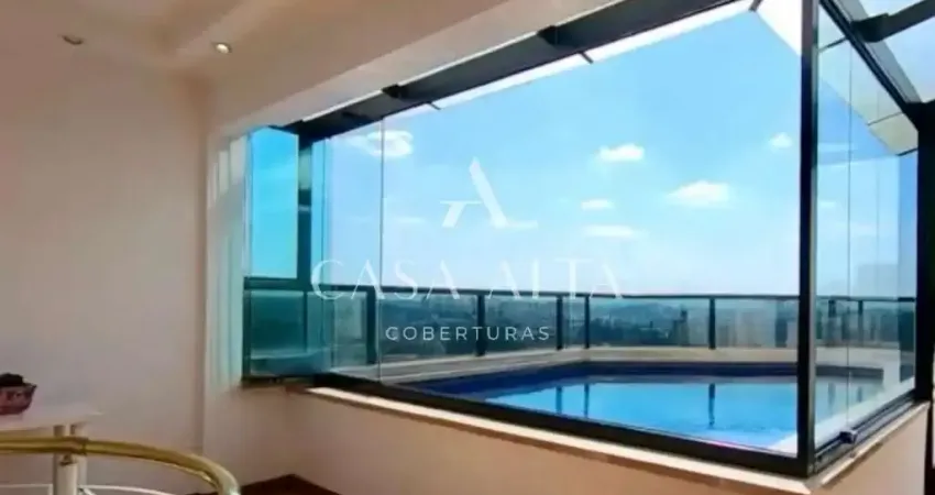 Cobertura duplex no morumbi com 790m² sendo: 5 dormitórios (3 suítes) e 5 vagas de garagem.