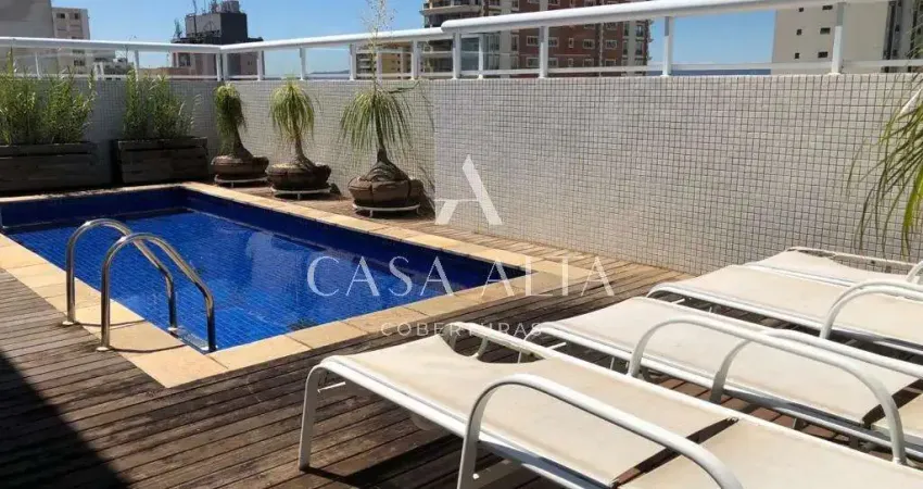 Cobertura duplex no pacaembu com 847m² a.u. sendo 4 dormitórios, 3 suítes e 6 vagas.