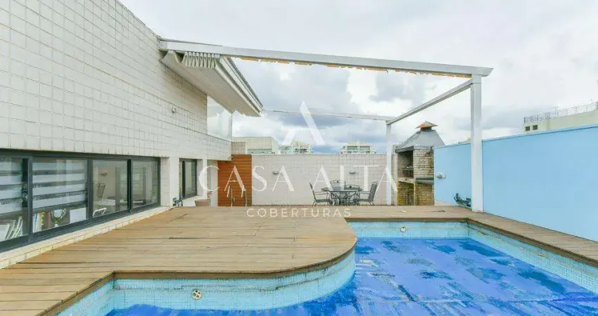 Cobertura duplex no panamby com 305 m² a.u. sendo: 4 dormitórios (4 suítes) e 4 vaga de garagem.