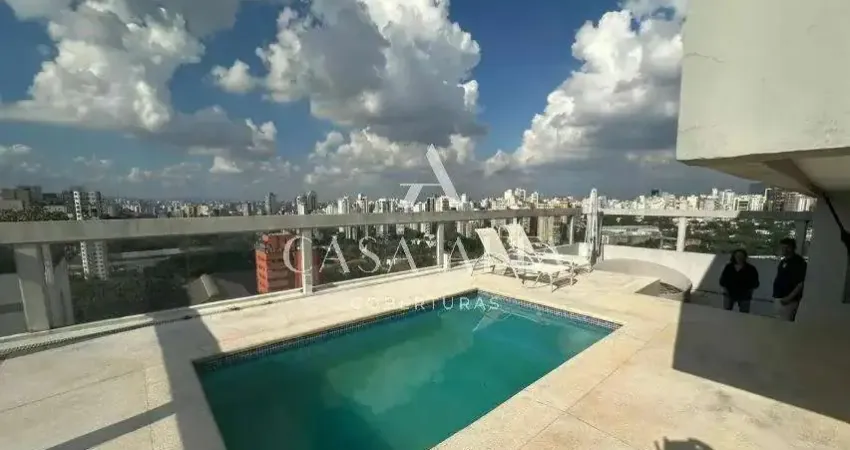 Cobertura triplex em perdizes com 368 m² a.u. sendo: 3 dormitórios (2 suítes) e 3 vagas de garagem.