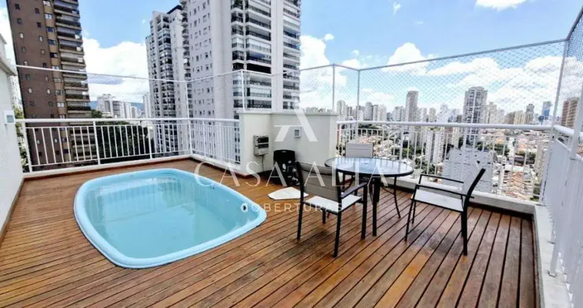 Cobertura duplex em santana com 164 m² a.u. sendo: 2 dormitórios (1 suíte) e 3 vaga de garagem.